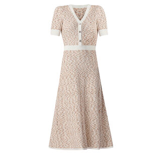 Alison Short Sleeve Knit Midi Dress