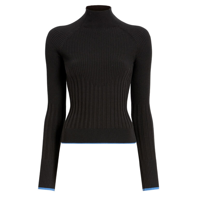 Daniella Long Sleeve Sweater In Souffle Knit image number null