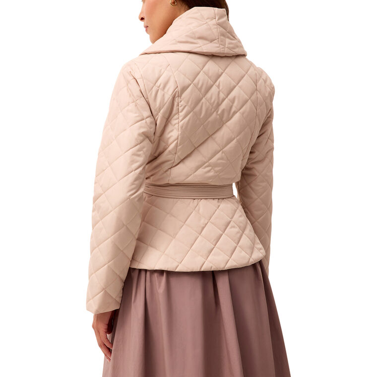 Lark Quilted Wrap Jacket image number null