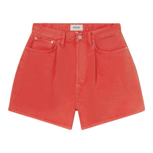 Rhoda Pleated A-Line Denim Short