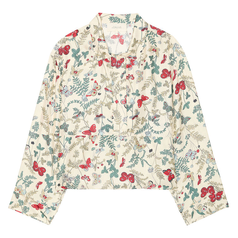 The Meadow Henley Long Sleeve Top image number null