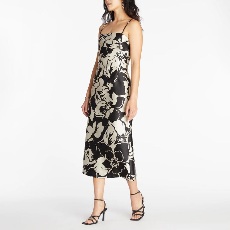 Neema Printed Midi Dress image number null