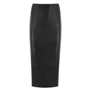 Leather Tube Skirt