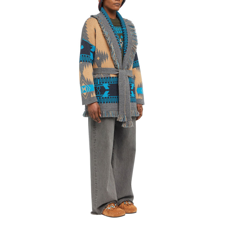 Icon Jacquard Cashmere Cardigan image number null