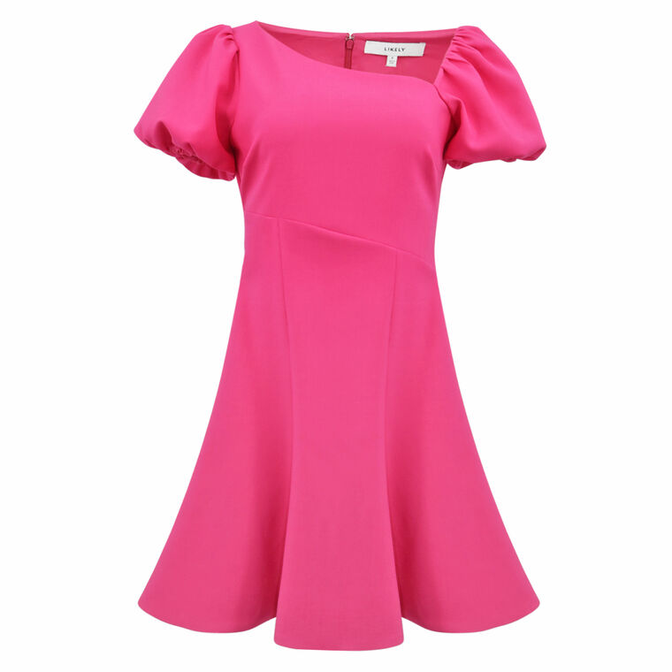 Andrea Puff-Sleeve Dress image number null