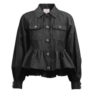 Margot Ruffle Hem Jacket