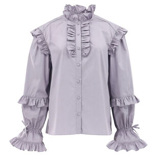 Michelle Long Sleeve Button Front Top