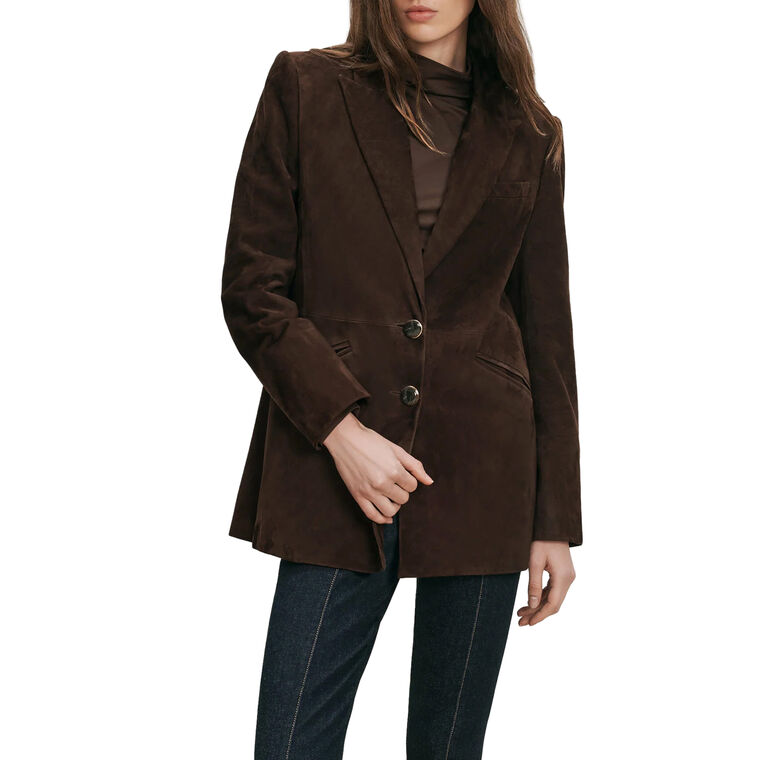 Maci Suede Dickey Jacket image number null