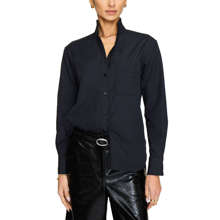 The Easton Long Sleeve Button-Front Shirt image number null