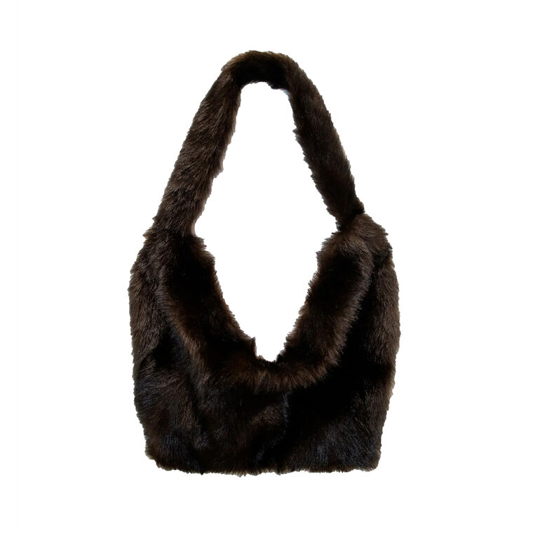 Faux Fur Halter Top image number null