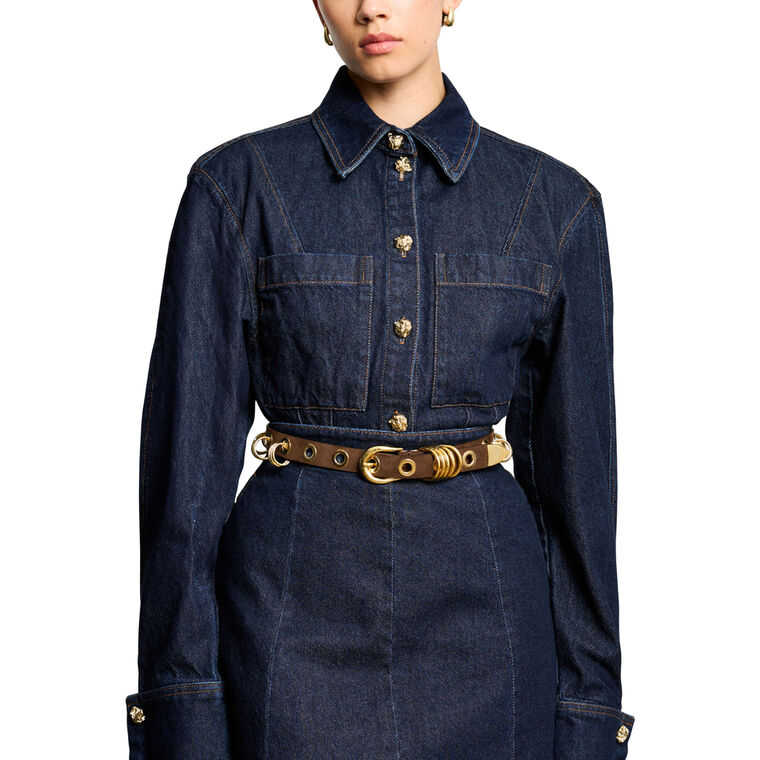 Revenge Suede Belt image number null