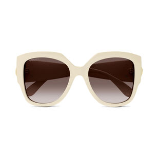 Oversized Logo Seal Sunglasses