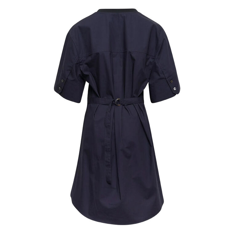 Short Sleeve Floral Applique T-Shirt Dress image number null