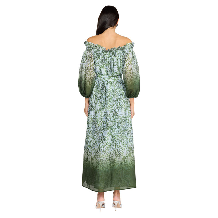 Shelby Belted Off-The-Shoulder Maxi Dress image number null
