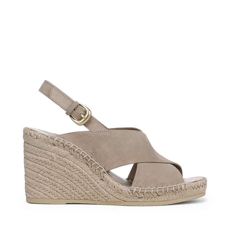 Georgia Suede Espadrille Wedge Sandals image number null