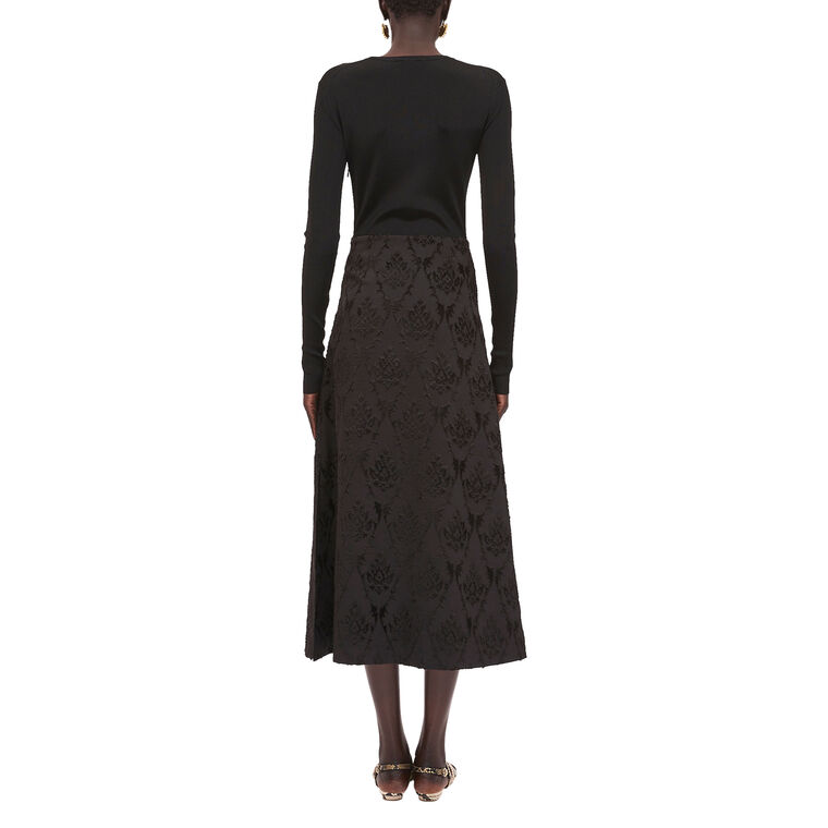 Adita Long Sleeve Midi Dress image number null