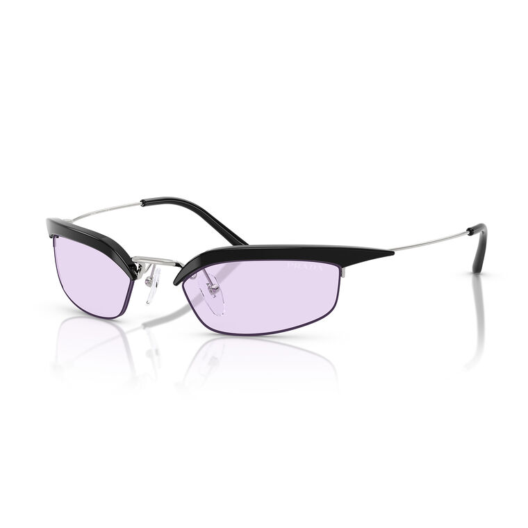 Rectangle-Frame Metal Sunglasses image number null