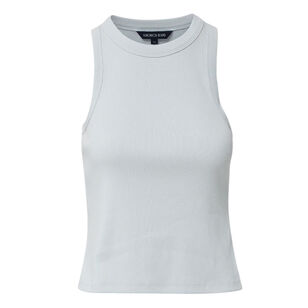 Jordyn Cropped Rib-Knit Tank Top