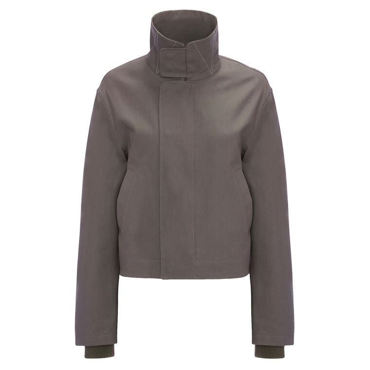 Cropped Bomber Jacket image number null