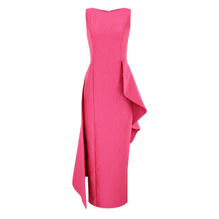 Peplum Column Gown