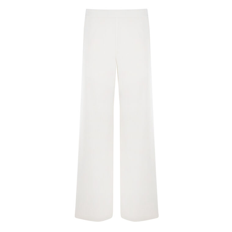 Xandra Wide-Leg Silk Pant image number null