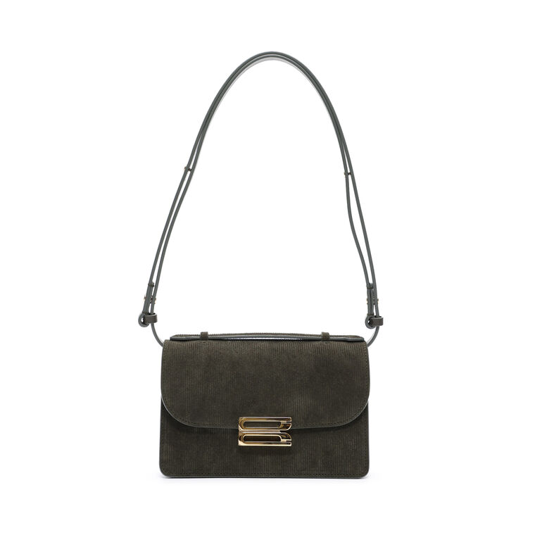 Mini Dorian Bag In Stripe Embossed Suede image number null