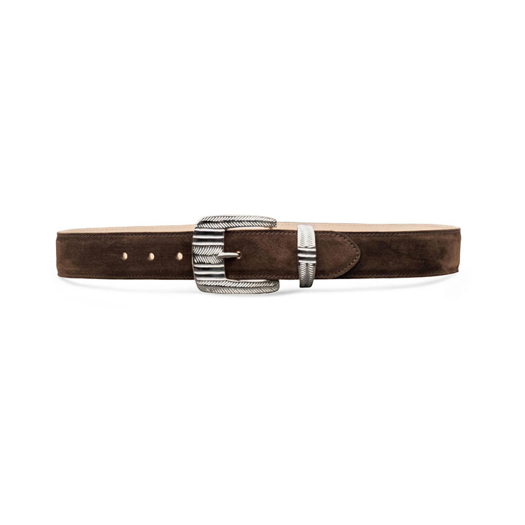 Aya Suede Western Belt image number null