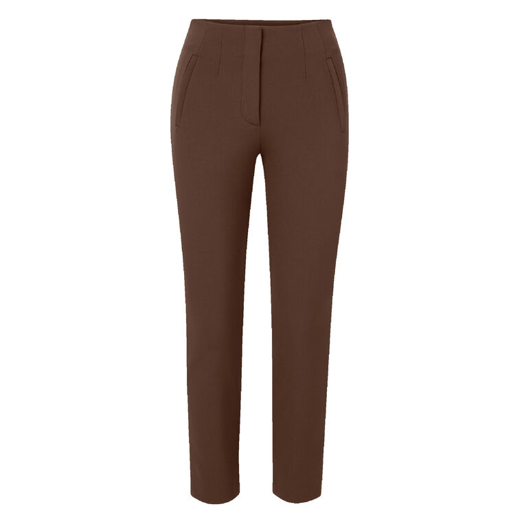 Stilla Cropped Slim Straight-Leg Pant image number null