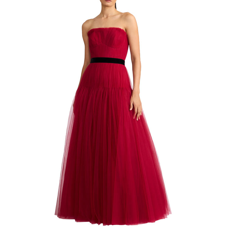 Classic Tulle Strapless Ball Gown image number null