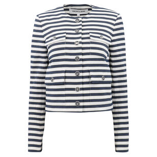 Isa Striped Tailored Jacket