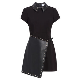 Elia Collared Short Sleeve Mini Dress