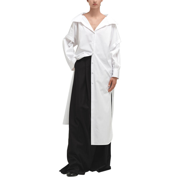 Encina Long Sleeve Maxi-Length Shirt image number null