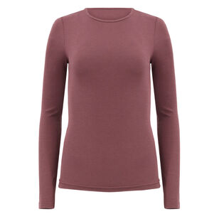 Circular Ribbed Crewneck Pullover T-Shirt