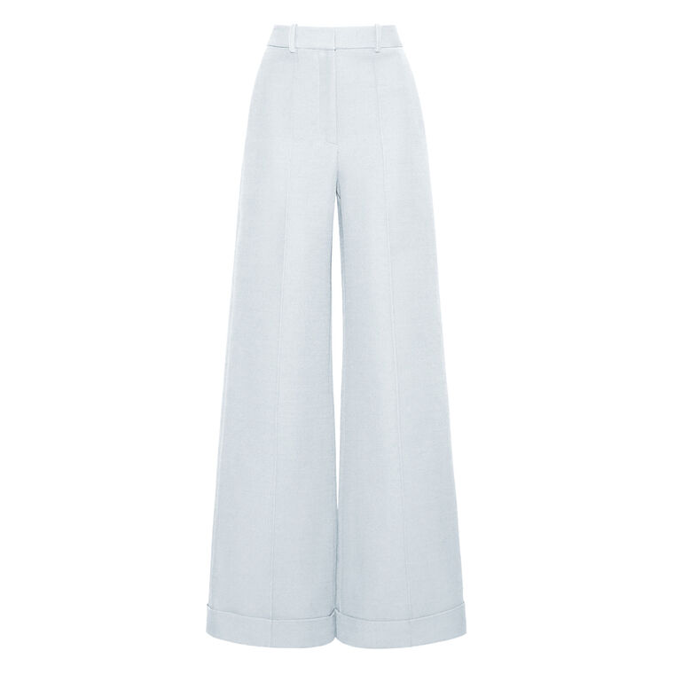 Deeda Tailored Wide-Leg Pant In Silk Wool image number null