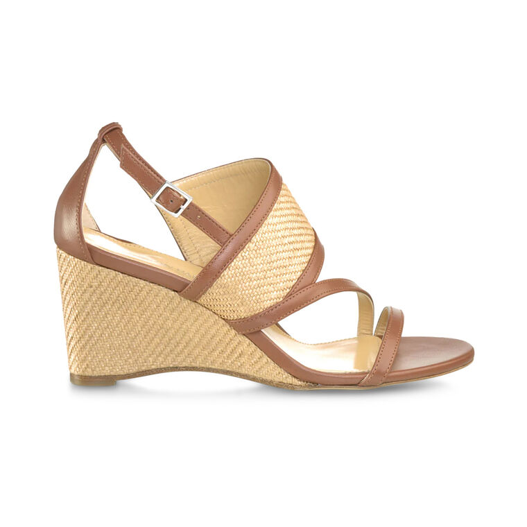 Penny 70mm Raffia Wedge image number null