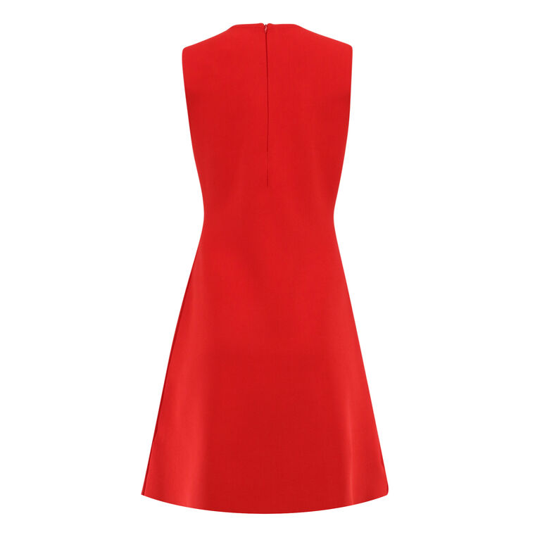 Penelope 3D Floral Tulle-Embellished Knit Mini Dress image number null