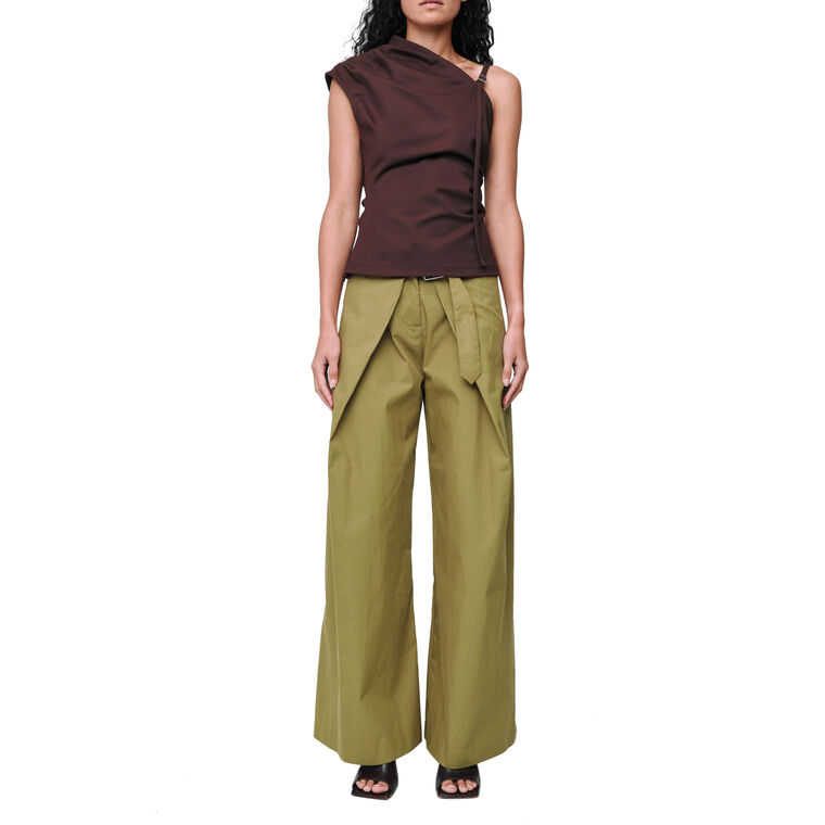 Luna One-Shoulder Buckle Top image number null