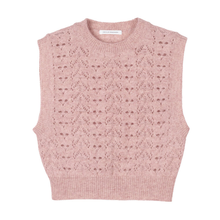 Brisa Heritage Knit Sweater Vest image number null