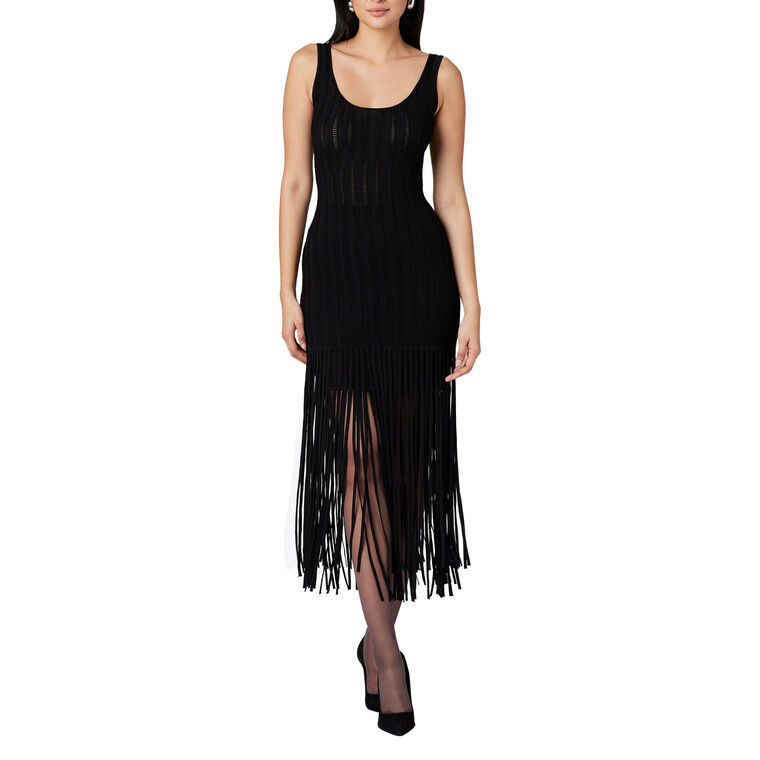 Margaux Fringe Midi Dress image number null