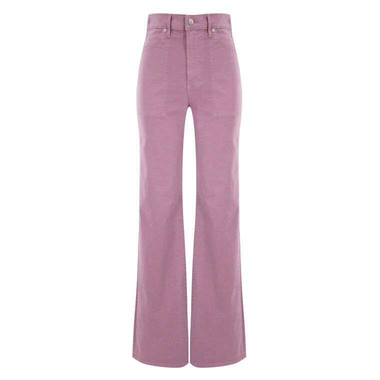 Crosbie Stitch Pocket High Waist Wide Leg Pants image number null
