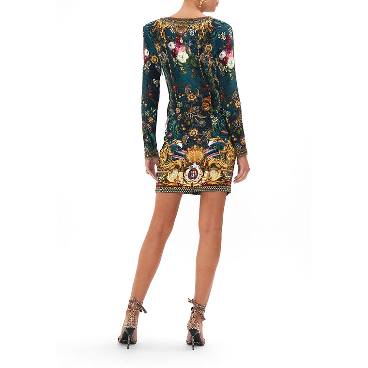 V-Neck Cross Front Dress image number null