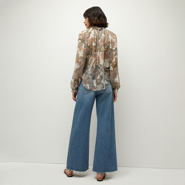 Antoinette Silk-Georgette Top image number null