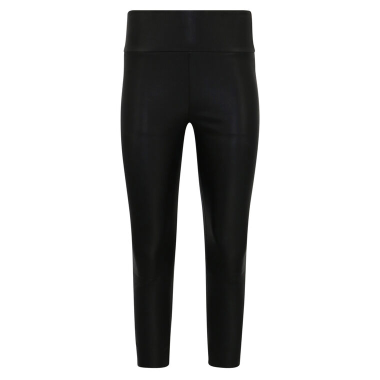 Leather Ankle Leggings image number null