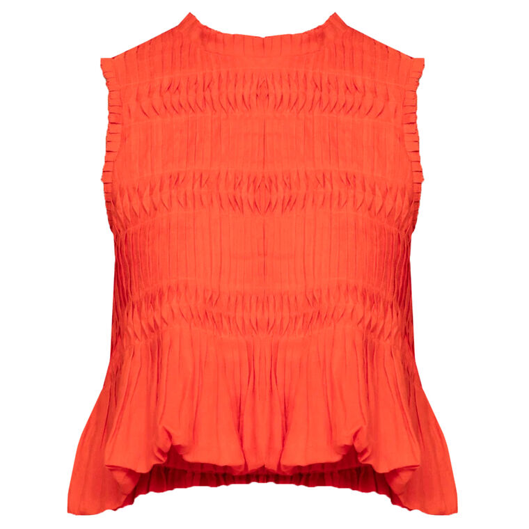 Zora Bubble Hem Tank Top image number null