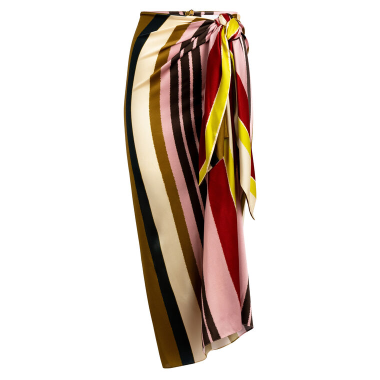 Viveka Silk Midi Skirt image number null