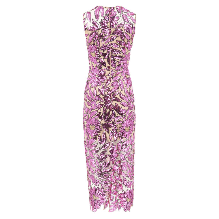 Kinsley Floral Garden Sequin Dress image number null