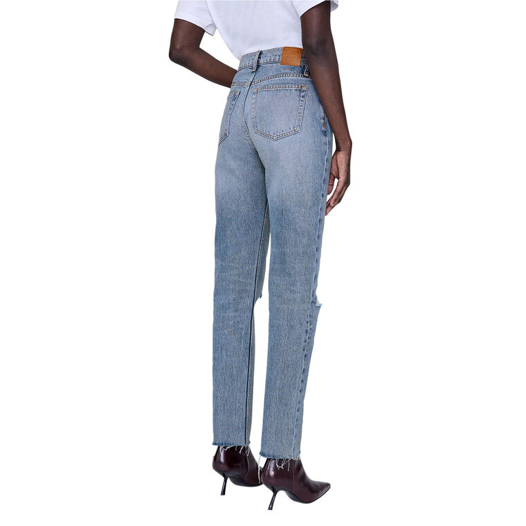 Bruno High-Rise Straight-Leg Ankle Jean image number null