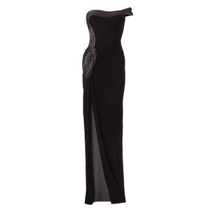 Strapless Jersey Gown
