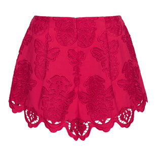 Trish Eyelet Pull-On Shorts