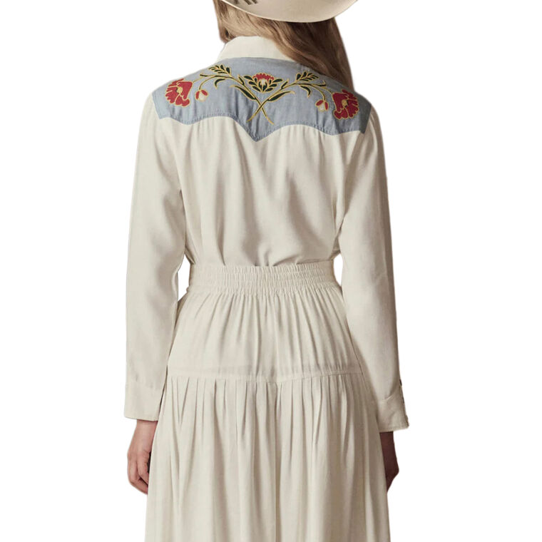 The Embroidered Long Sleeve Western Shirt image number null